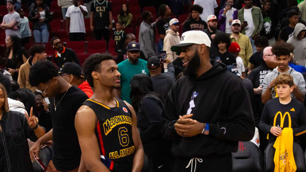lebron james bronny james mcdonalds